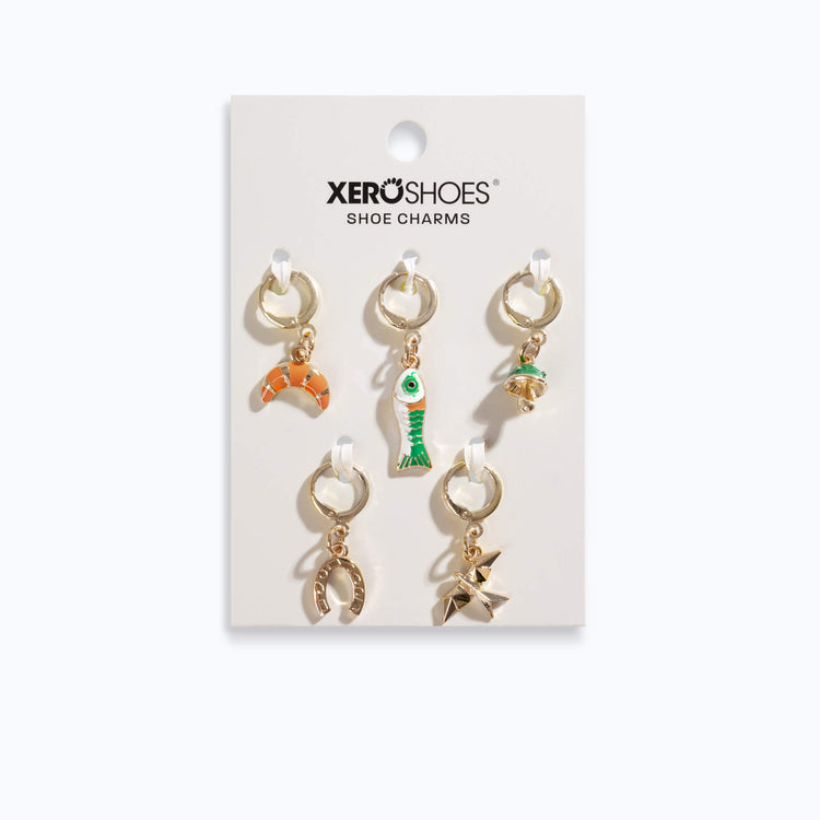 Xero Shoes 5-Piece 'Good Vibes' Dangling Shoe Charms