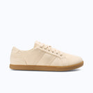 Xero Shoes Dillon Canvas Men Sneaker at Cream and Gum with Toe Facing Right