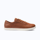 Xero Shoes Dillon Leather Men Shoe in Brown with White Sole Toe Facing Right