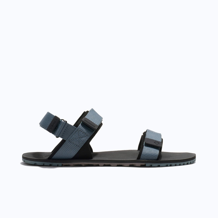 Xero Shoes D-Trail Men Sandal at Slate Blue and Black with Toe Facing Right