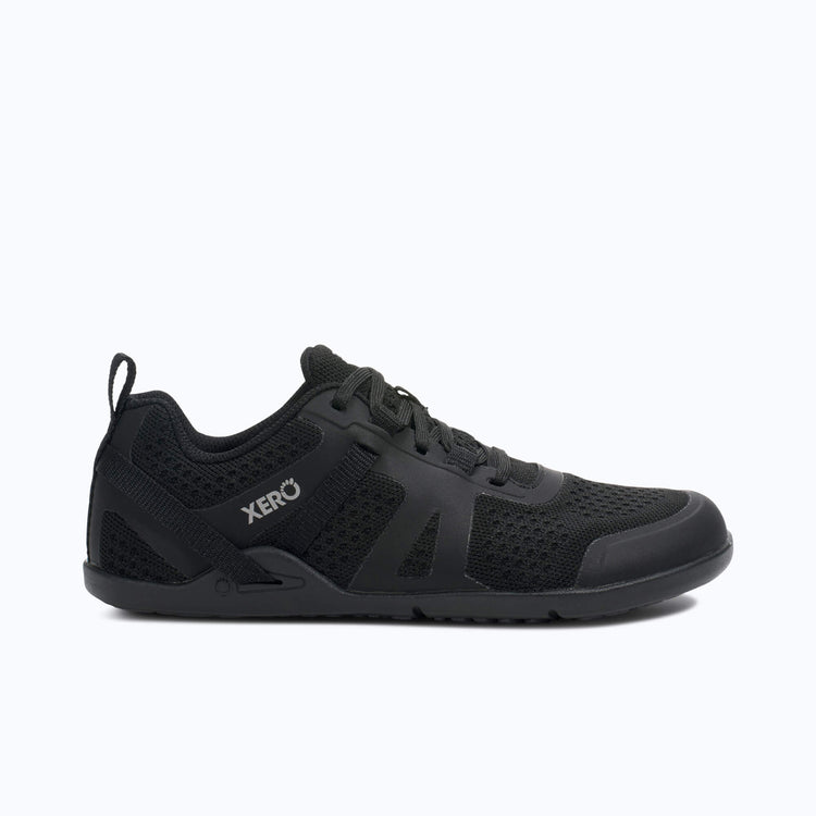 Xero Shoes Prio Neo Women Sneaker at Black with Toe Facing Right